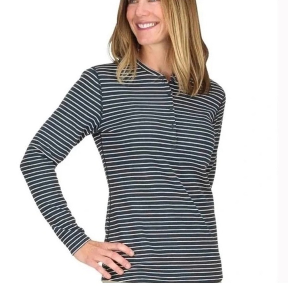 Simms Womens Drifter Henley Long Sleeved Shirt‎